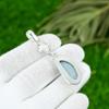 Birthday Gift For Her Natural Owhyee Blue Opal Gemstone Pendant 925 Silver