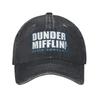 The Office Dunder Mifflin Paper Company Men Women Baseball Caps  Washed Hats Classic Outdoor Activities Adjustable Snapback Cap