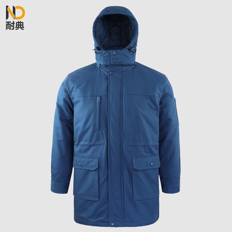 NaiDian Winter Unisex State Grid Green Cotton Work Jacket XL