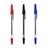 12/24/50/100Pcs Ballpoint Pen Refillable Writing Pens with Refills Comfort Grip Ballpoint Pen Blue Black Redness Ink
