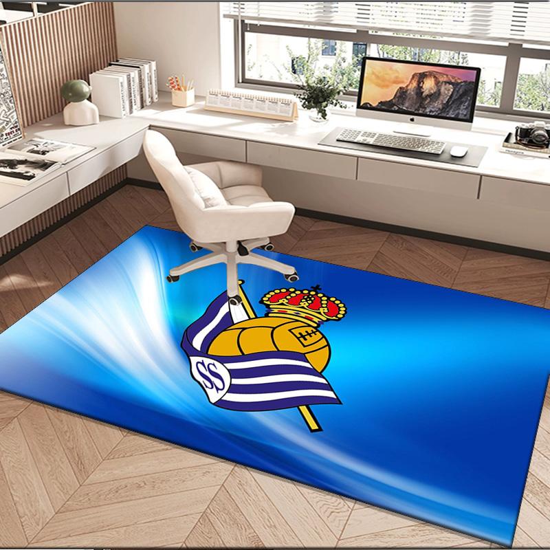 1PC rug Crown And Soccer Ball Sociedad Carpet, Chair Rug,Area Rug for Office Bedroom living rooms bedroom, Doormat decor Christmas fan gifts