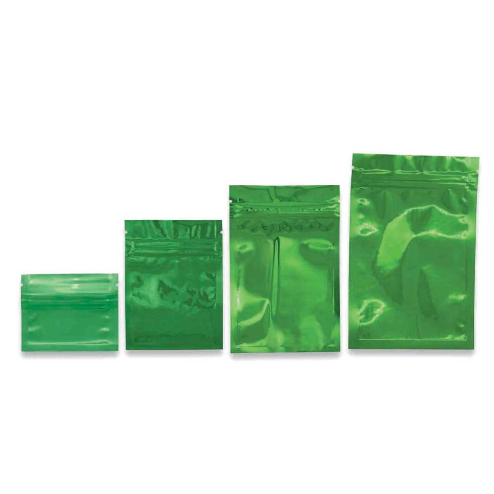 100 Pcs Colorful Top Feed Foil Zip Lock Bags Food Pouch,Mylar Aluminum Foil Bags,Tea Pouches,Food Storge Bag