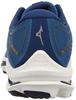 Mizuno Wave Rider 25 Running Shoes, Lightweight, Men's, Blue/White/Navy, Size 25.5 cm, 2E, for Jogging, Marathons, Sports, and Training