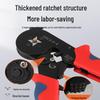 Electrician's Quad-Sided Crimping Pliers for Cold Press Copper and Wire Lugs, Terminals.