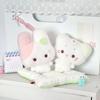 Adorable Fish Cake Kitten & Lucky Rabbit Plush Toy - Soft Stuffed Pendant, Perfect Cotton Doll Gift for Girls
