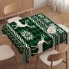 Stylish Green And Black Tableclothkitchen Restaurant Tablecloth Outdoor Picnic Tablecloth Holiday Party Decoration
