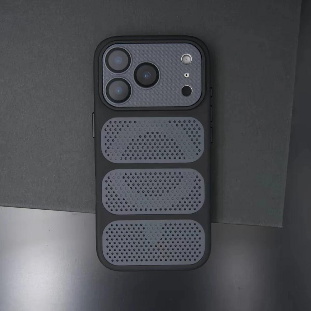 Heat Dissipation Magnetic Phone Case For iPhone 17 Pro Max Air 13 12 14 15 16 Plus For Magsafe Camera Protection Cover