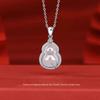 Ethnic Bamboo Gourd Necklace: Versatile Choker Gift for Women, Light Luxury Chinese Style