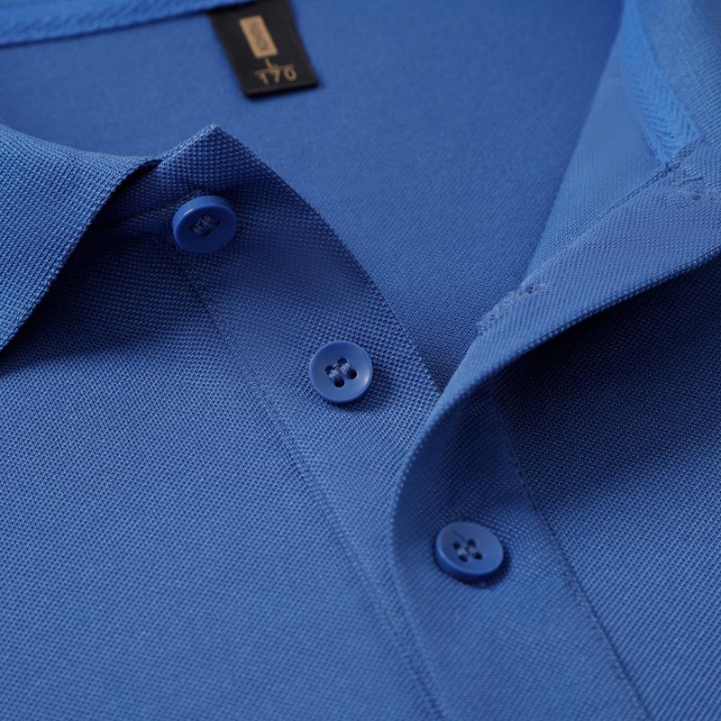 Internet Celebrity High-End Business Style Polo Shirt Lapel T-Shirt Short-Sleeved Paul Shirt Printing