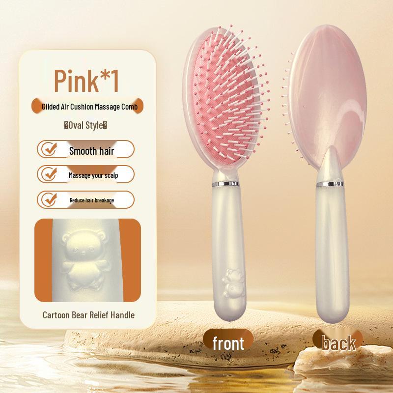 Perlglänzender Antistatischer Doppelnutzungs-Airbag-Massagekamm für Frauen