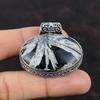 Chrysanthemum Pendant Real Gemstone Pendant Handmade Pendant 925 Sterling Silver Pendant Chrysanthemum Jewelry Vintage Pendant Gift For Wife