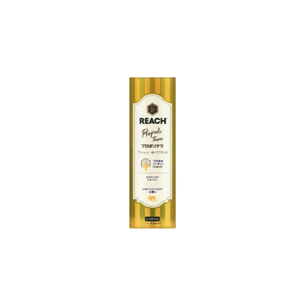 Shintech Ginza Stephanie Reach Propolitera Toothpaste Lemon Honey Mint Scent 120g x 4 Pack