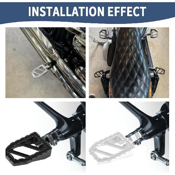 Motorrad Fußrasten Riot Pegs Male Mount Trittbretter Fußstütze für Dyna Touring Road Glide Road King Street Glide Electra Glide Sportster 883 1200