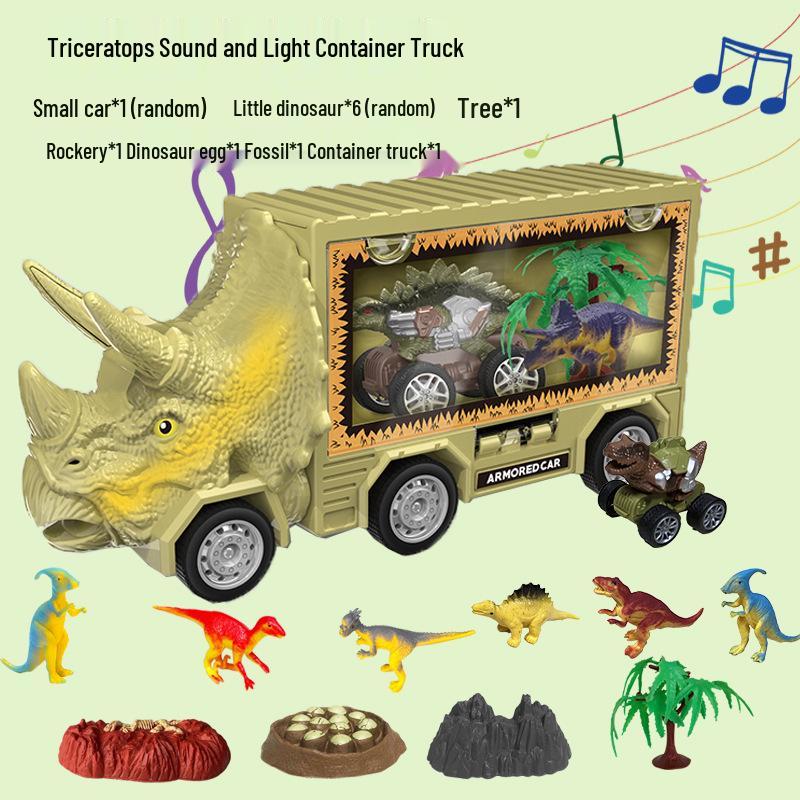 Dinosaurier Bagger Spielzeug: Tyrannosaurus Rex Transportfahrzeug für Kinder