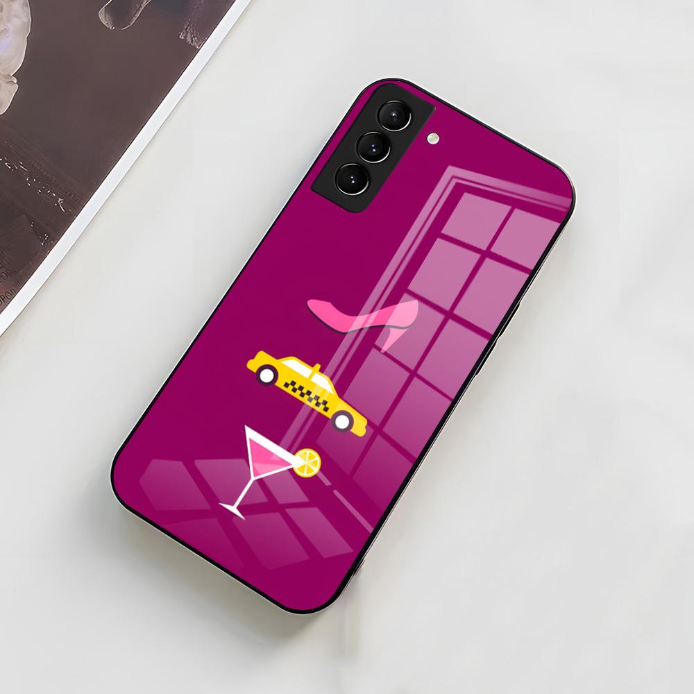 S-Sex And The City TV Phone Case For Samsung A56 A36 A26 A16 A15 A25 A35 A55 A14 A34 A24 A54 Glass Case