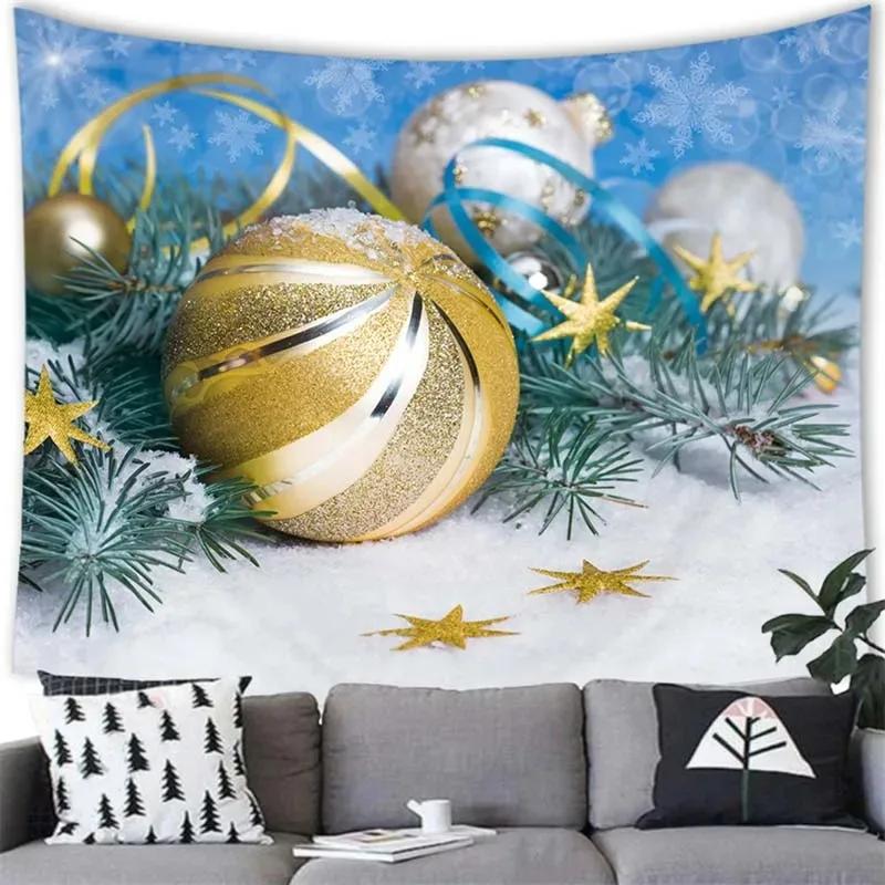 Christmas Theme Tapestry Living Room Bedroom Home Christmas Decoration