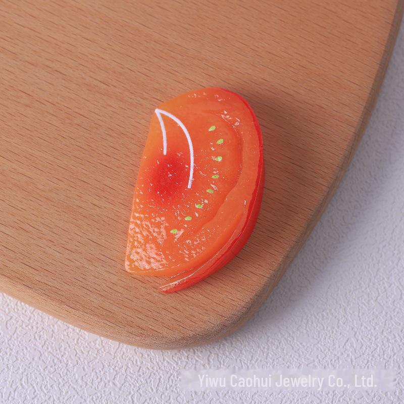 

Набір для креативної гри з їжею з епоксидної смоли: Шпилька, Магніт і Чохол для телефону з креветками, часником і перцем