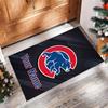 Chicago Cubs Crystal Velvet Rug, Custom Name Text Personalized Non‑Slip Floor Mat for Home Decor Gift