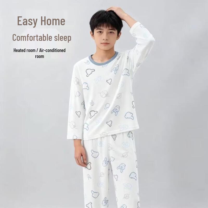 Boys  Breathable Pure Cotton Sleepwear Set 170