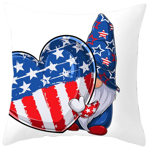 New Peach Leather Velvet Printed Pillowcase Car Sofa Festive Decoration Pillowcase