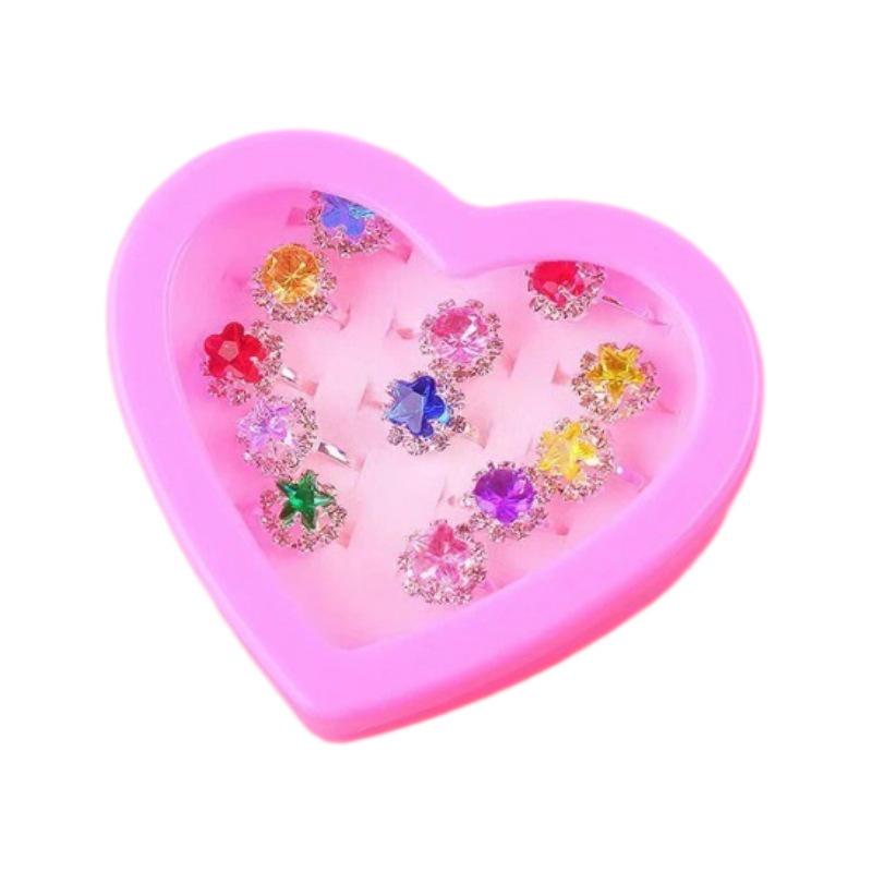 Princess Ring & Beaded Necklace DIY Toy Set - Multiple Styles