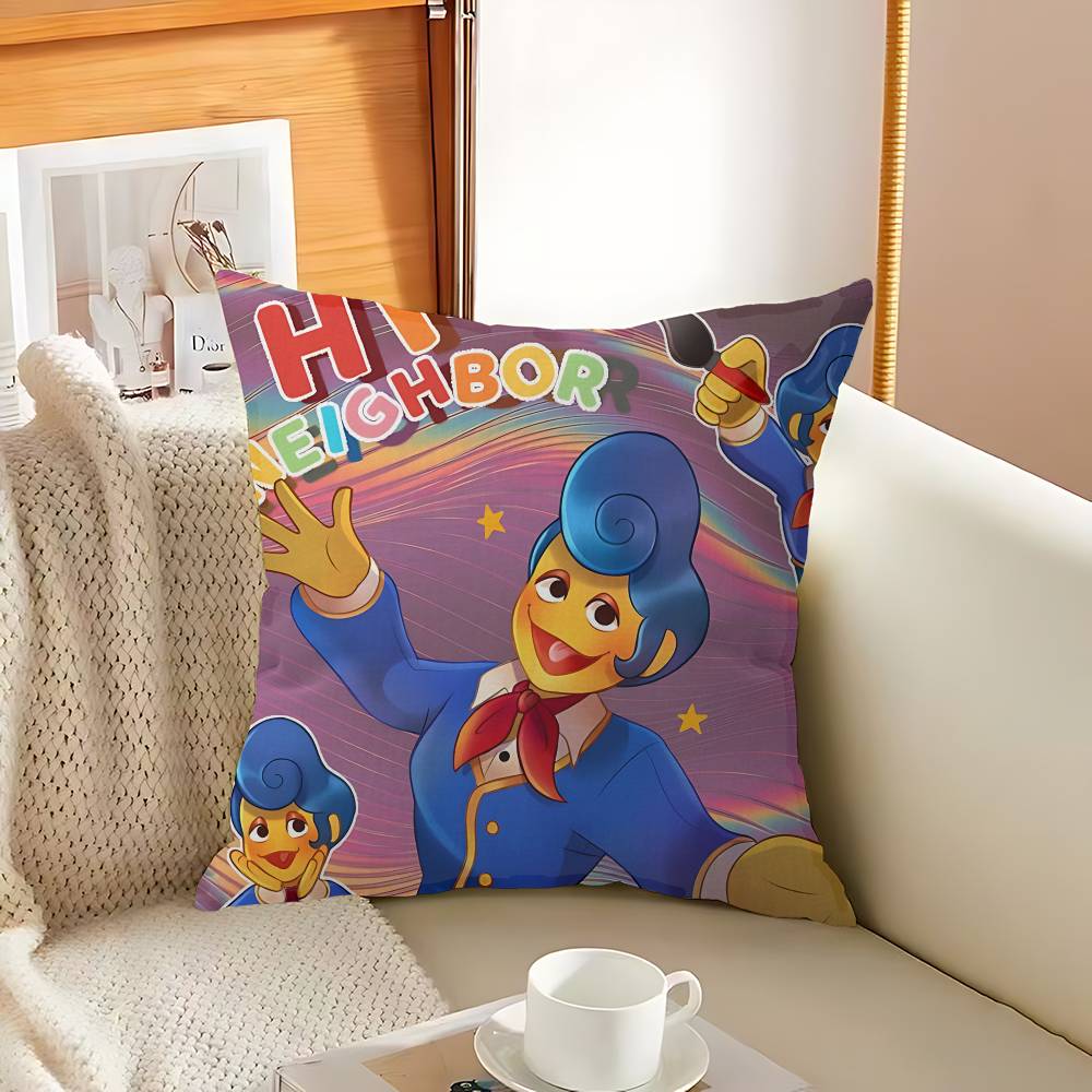 

Popular Horror Game Welcome Home Wally Darling 45*45cm Cushion Cover Pillow Cover Decor Pillowcase Home Pillowcas 12x12Inch
