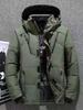 Men's Hooded Down Jacket: Winter Casual Outdoor Coat