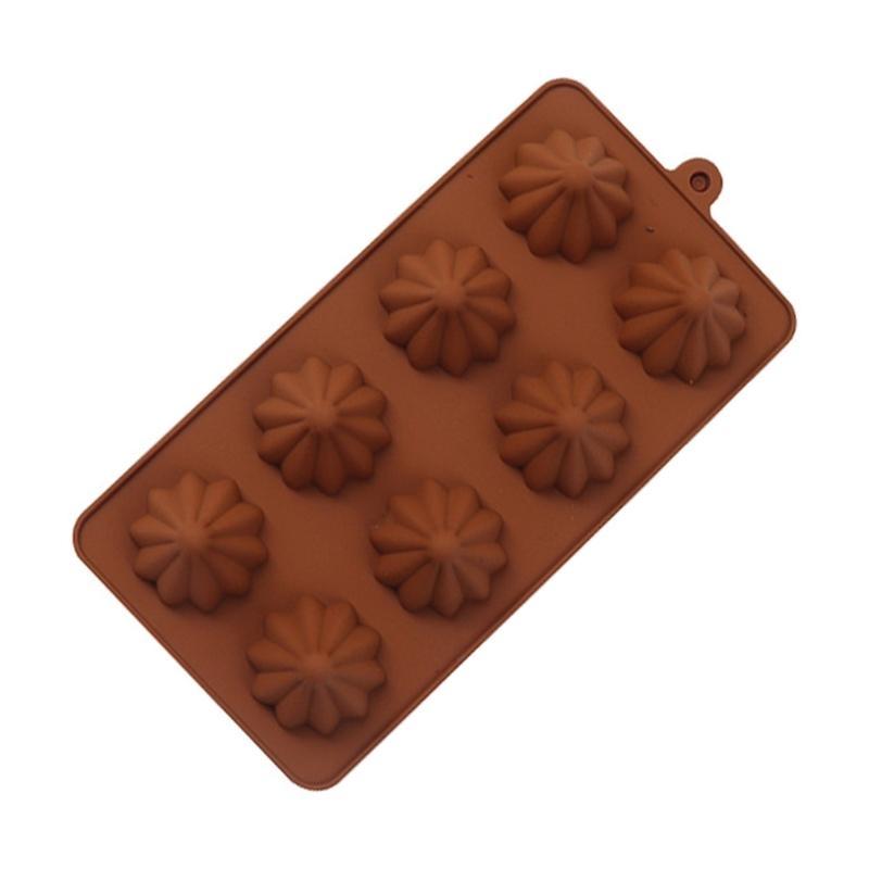 3D Flower-Shaped Chocolate Silicone Mold Cake Decorations Tool Fondant Mold