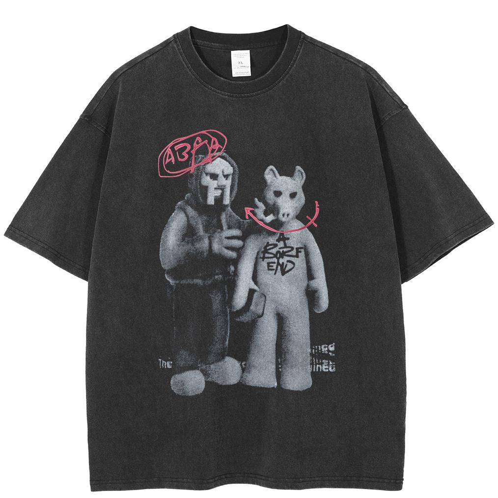 Maglietta grafica divertente streetwear in cotone unisex, magliette estive a maniche corte