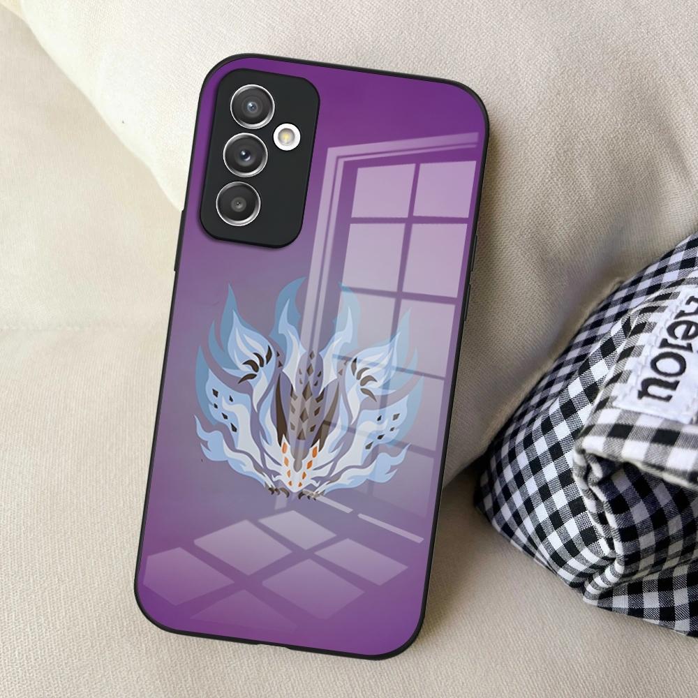 M-Monster Hunter Game Phone Case For S25 Samsung S24 Ultra S23 Fe S22 Plus S20 S21 A16 A54 A34 A53 Glass Cover