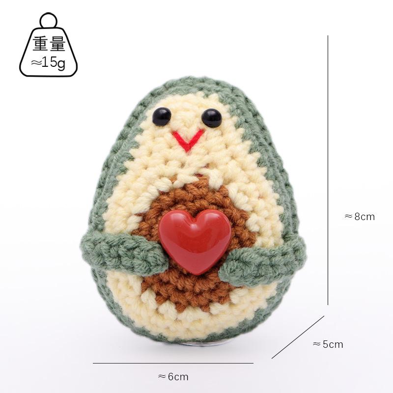 Cute Christmas Emotional Support Doll Kawaii Christmas Crochet Doll Handwoven Christma Gift чистый