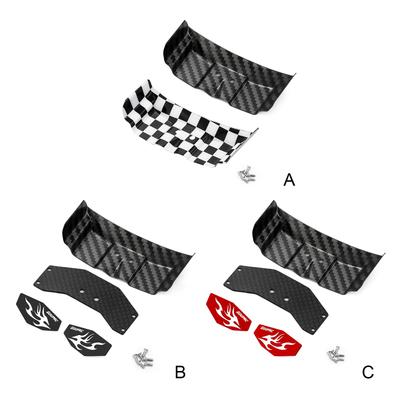 RC Tail Wing Rear Body Wing Spoiler Carbon Fiber Rear Wing for Losi 1/24 Micro-B 2WD Buggy Upgrade Parts