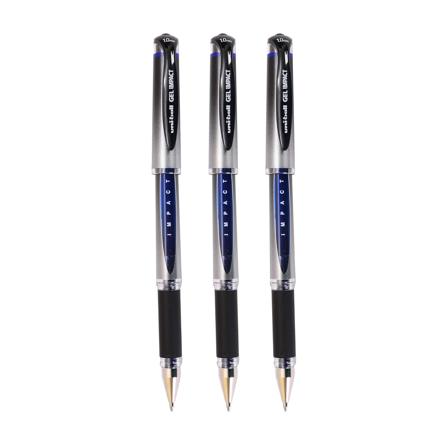 

uni-ball Signo Gel Impact UM153S 1.0mm Gel Pen Blue Ink Pack of 3 for Office, School & Home Writing
