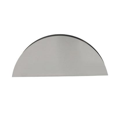 Fan Shaped Stainless Steel Napkin Tissue Holder Case Organizer Box (Fat)
