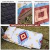Modern Design Outdoor Picnic Mat Waterproof Picnic Blanket Portable Foldable Beach Mat for Outdoor Activities Camping Blanket