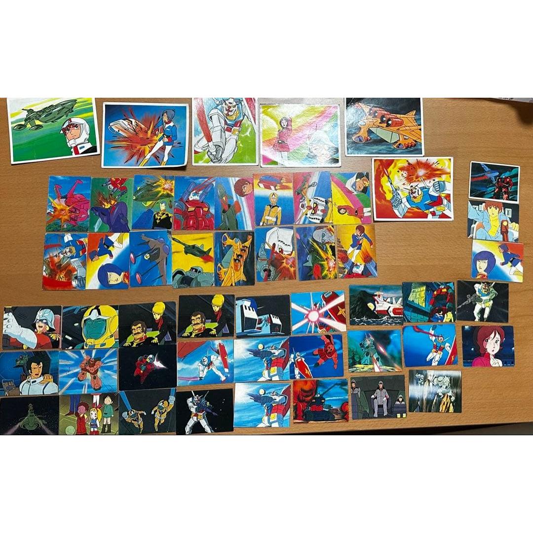 [Rare] Showa Retro Gundam Mini Cards 50 or more