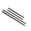 Black 4Pcs Window Rubber Trim For Nissan XTrail T30 2001-2006 Weatherstrip Seal Strips Rubber Door Moulding Trim 80821-8H300