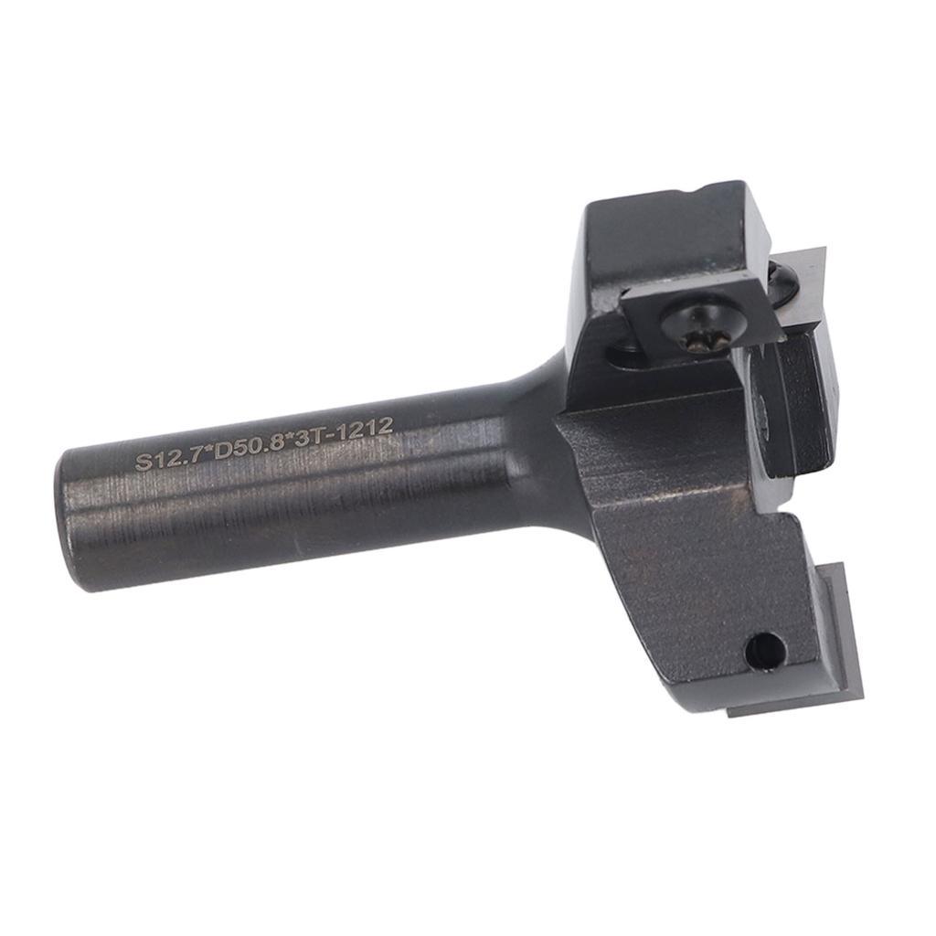 Spoilboard Surfacing Router Bit 3 Flute 1/2in Shank 2in Cutting Diameter Carbide Insert Planing Bit