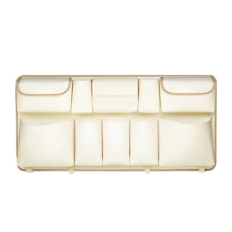 

Car Trunk Storage Bag with Multiple Compartments Multifunction Auto Trunk Organizer Leather Bag for Tool & Shopping Bags
