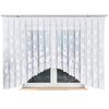 Bożena - Ready-made Jacquard Curtain with Bottom Trim - 500X160 - White