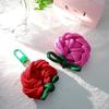 Mixed DIY Materials for Making 6 Sock Yarn Carnation Brooch Keyring Corsage Parents' Day Teachers' Day Gift