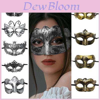 Retro Jazz Flathead Maske Halloween Party Maske Für Männer Antike Halbgesichtsmaske Dekoration