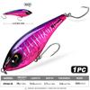 Integrated Steel Wire Tuna Pencil Lure - 16cm/13.5cm Saltwater VIB with Single Hook