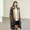 Aolilai Chen Duling Women's Detachable Hooded Long Down Jacket
