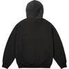 Palace Baffled Font Hood Black Unisex Tops P27CS190