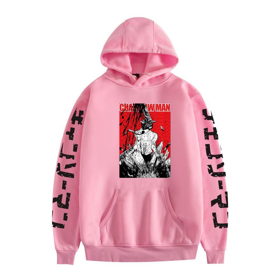 Chainsaw Man Anime Men Women Hoodies Autumn Casual Pullover Hoodie Fashion Sweatshirts Hip Hop Sweatshirt Clothes