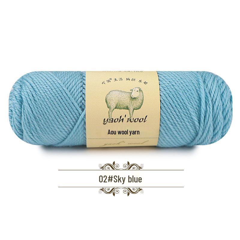 Acrylon 3-fädiges Acryl-Wollmischgarn zum Stricken für Kinder-DIY