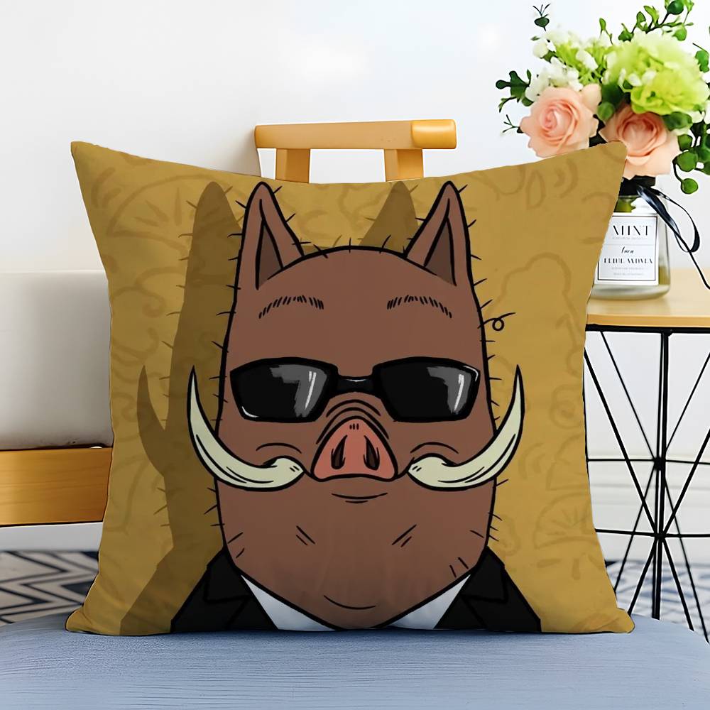 Chinese Cartoon Movie N-Nobody-MT Pillow Case Printed Brushed Fleece Pillow Baby Skin-Touch Eco-Friendly Dye-Sublimat