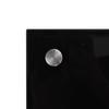 VidaXL Dosseret de cuisine Noir 90x60 cm Verre trempé 249489