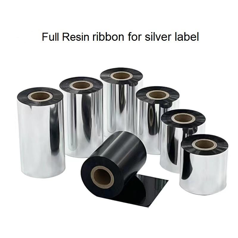 High Quality Resin-based Printer Inked Ribbon 110mm PET/PP/Transparent Label Paper Transfer Ribbon Roll Instead of Ricoh B110CR
